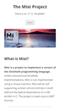 Mobile Screenshot of mist-project.org